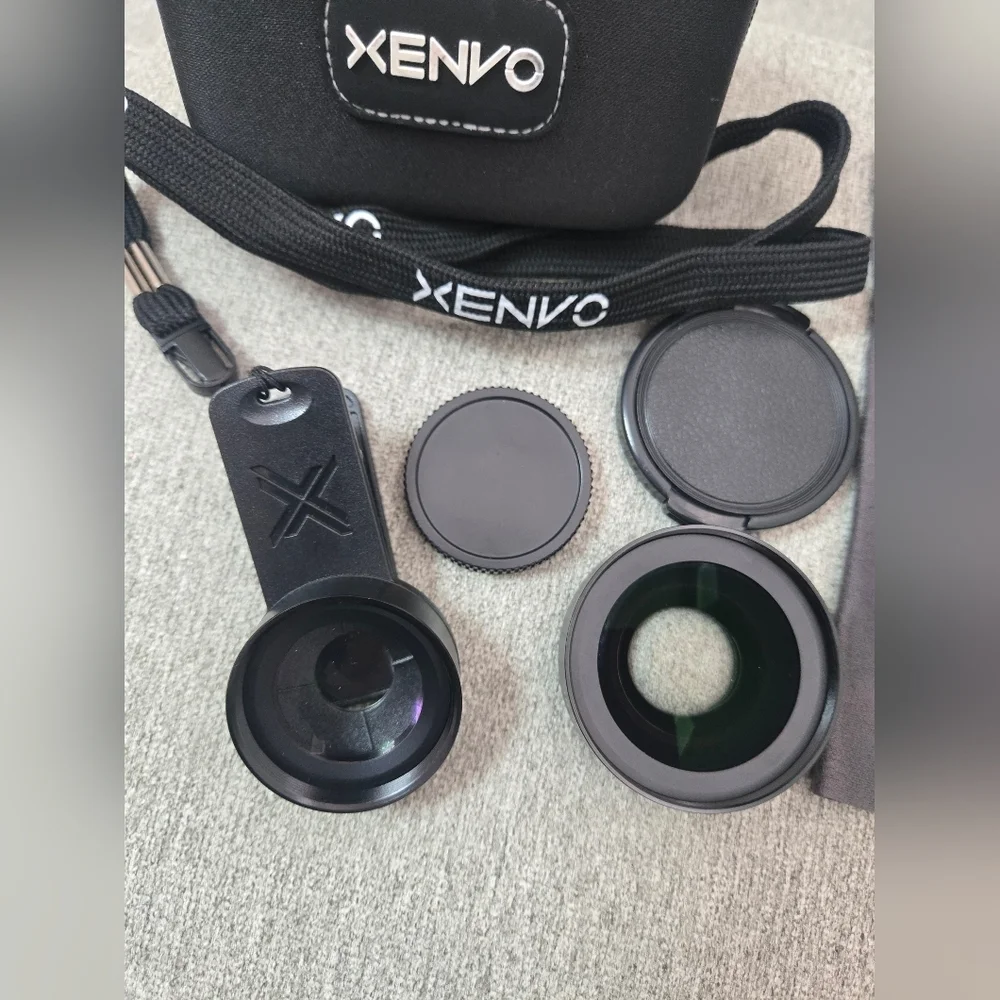 Xenvo WML-45 Smartphone Pro Lens Kit with Macro Lens and Wide Angle Lens No LED